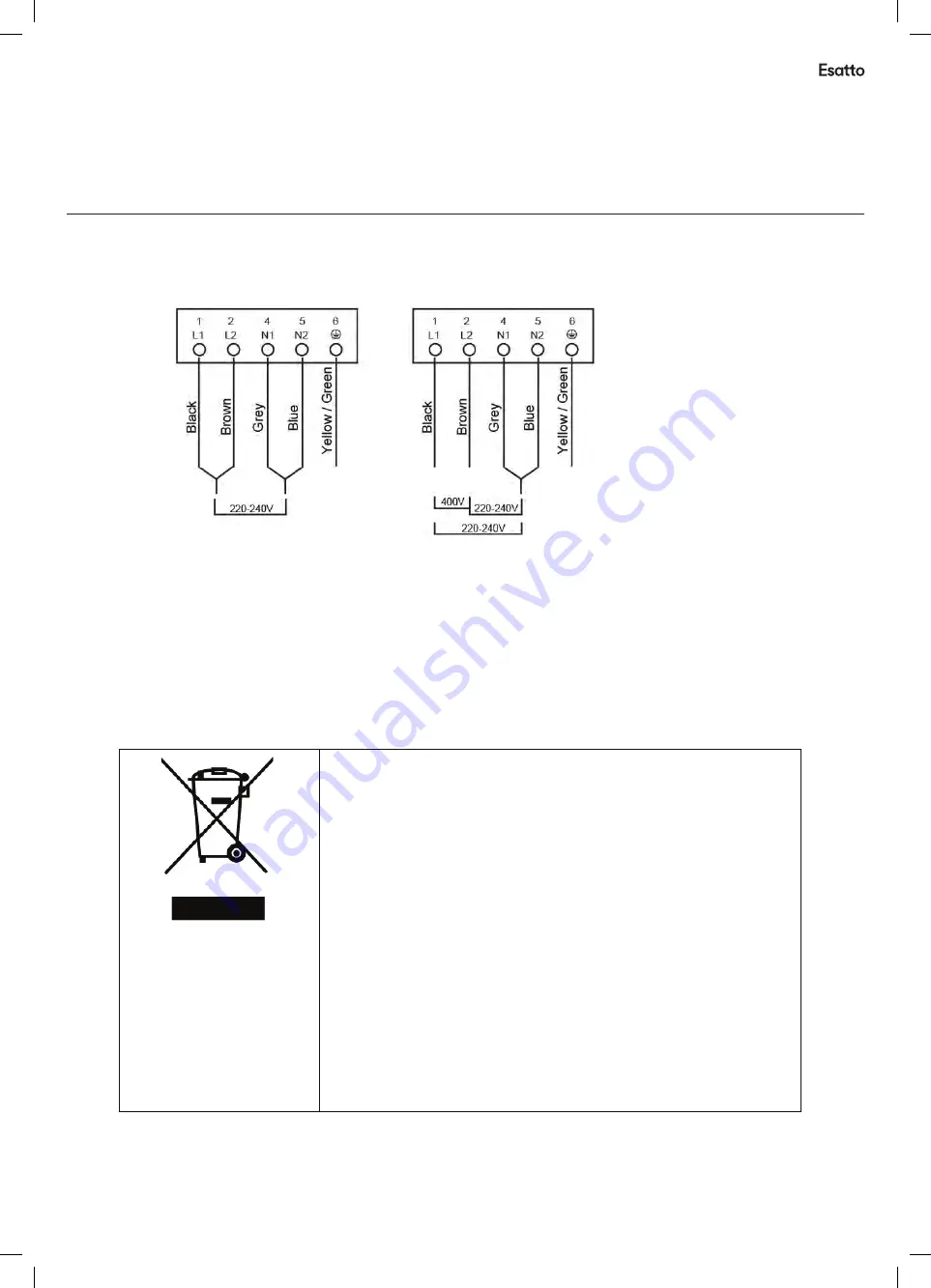 Inalto Esatto EE60T User Manual Download Page 9