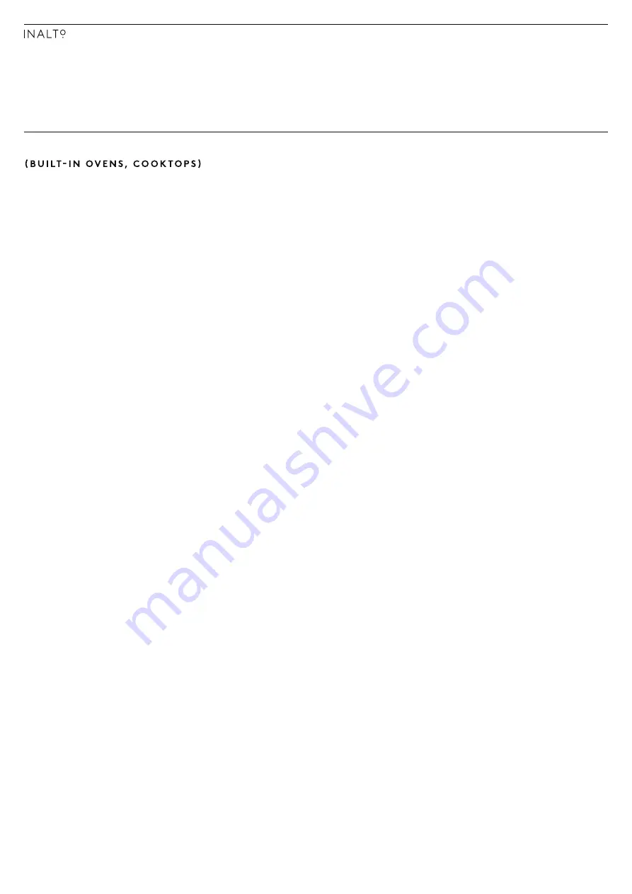 Inalto IO60XL5T User Manual Download Page 18