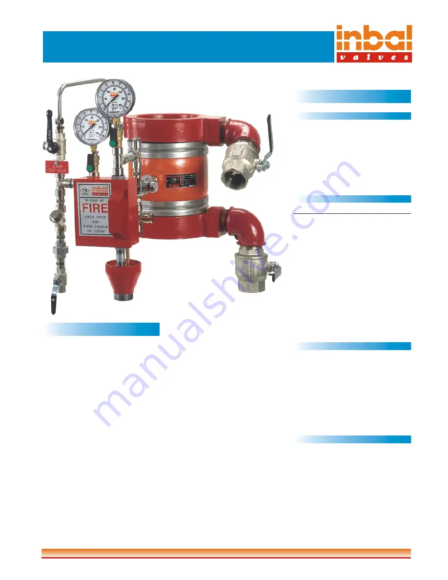 Inbal Valves 700D Series Скачать руководство пользователя страница 1