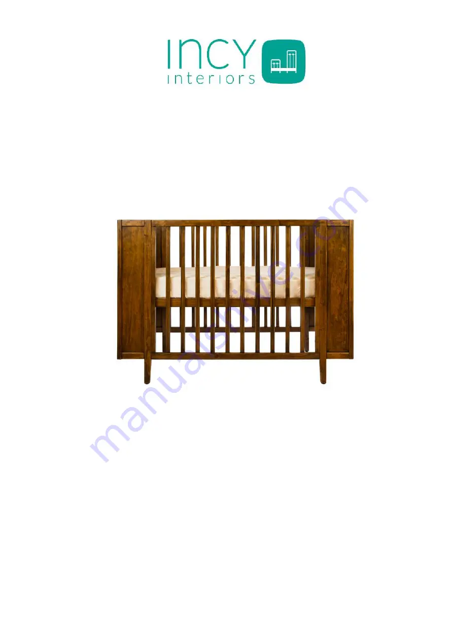 Incy Interiors Maxwell Cot Assembly Manual Download Page 1