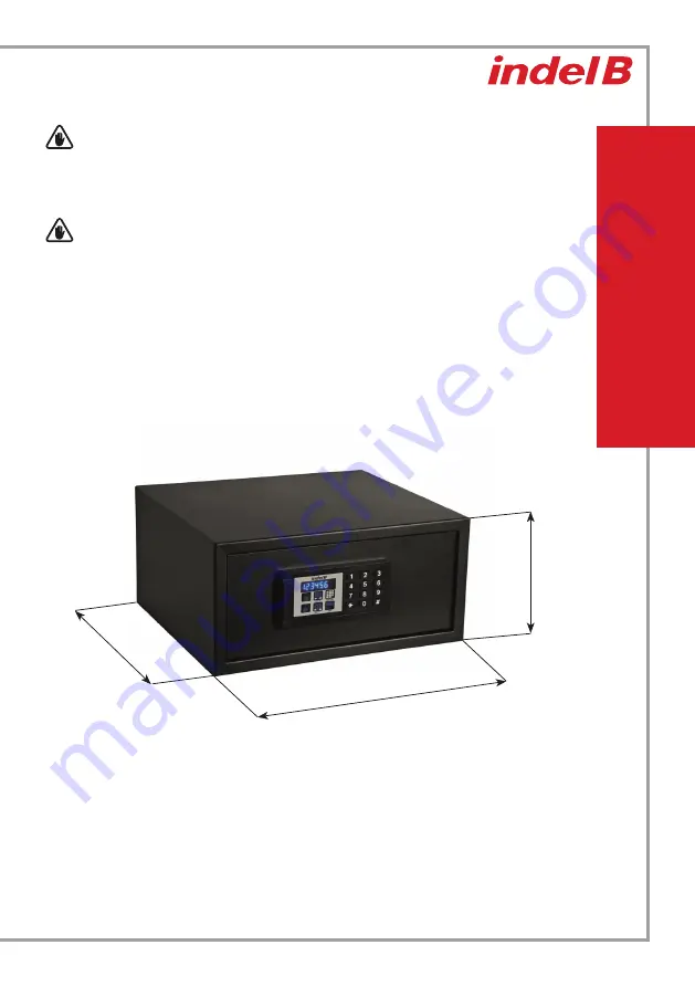 Indel B SAFE 30 EASY User Instructions Download Page 53