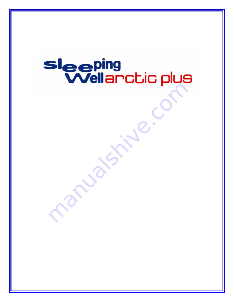 Indel B sleeping well arctic plus SW2000PLUS Installation, Maintenance And Use  Instructions Download Page 21