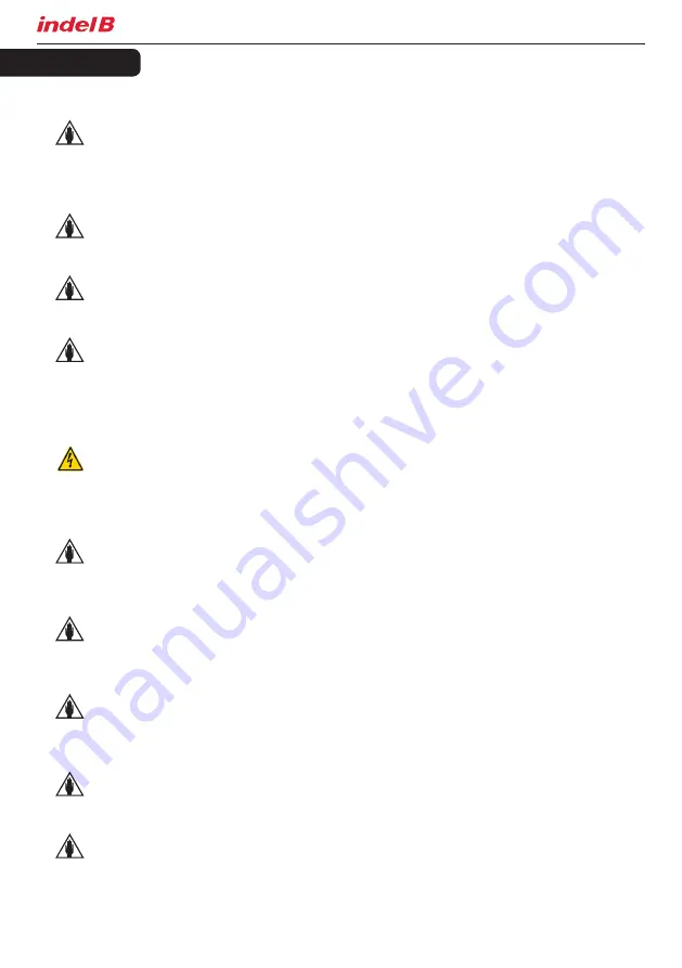 Indel B TB 30 AM DRAWER Instructions For Use Manual Download Page 100