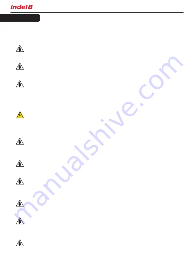 Indel B TB 30 AM DRAWER Instructions For Use Manual Download Page 134