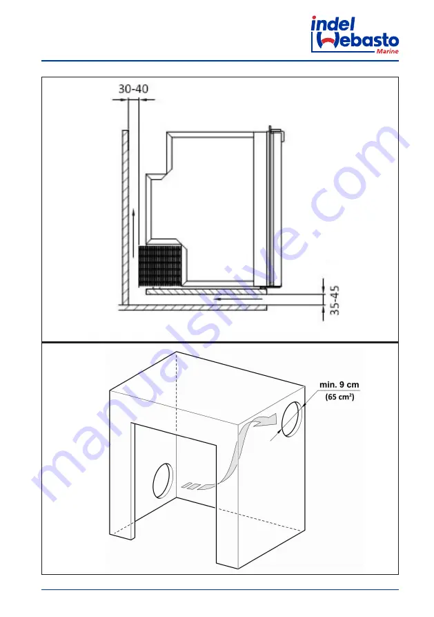 Indel Webasto Free Line Elegance Isotherm FR115 Installation And Usage Instructions Download Page 3