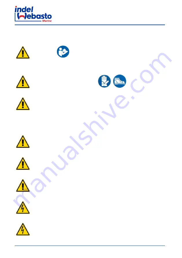 Indel Webasto isotherm BI16 Installation And Usage Instructions Download Page 102