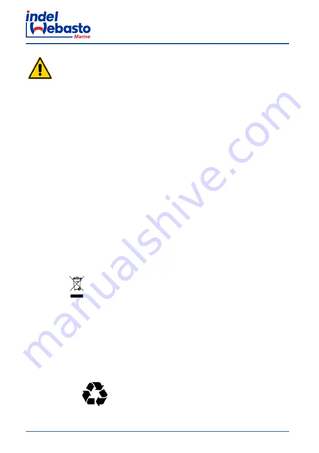 Indel Webasto isotherm BI16 Installation And Usage Instructions Download Page 142