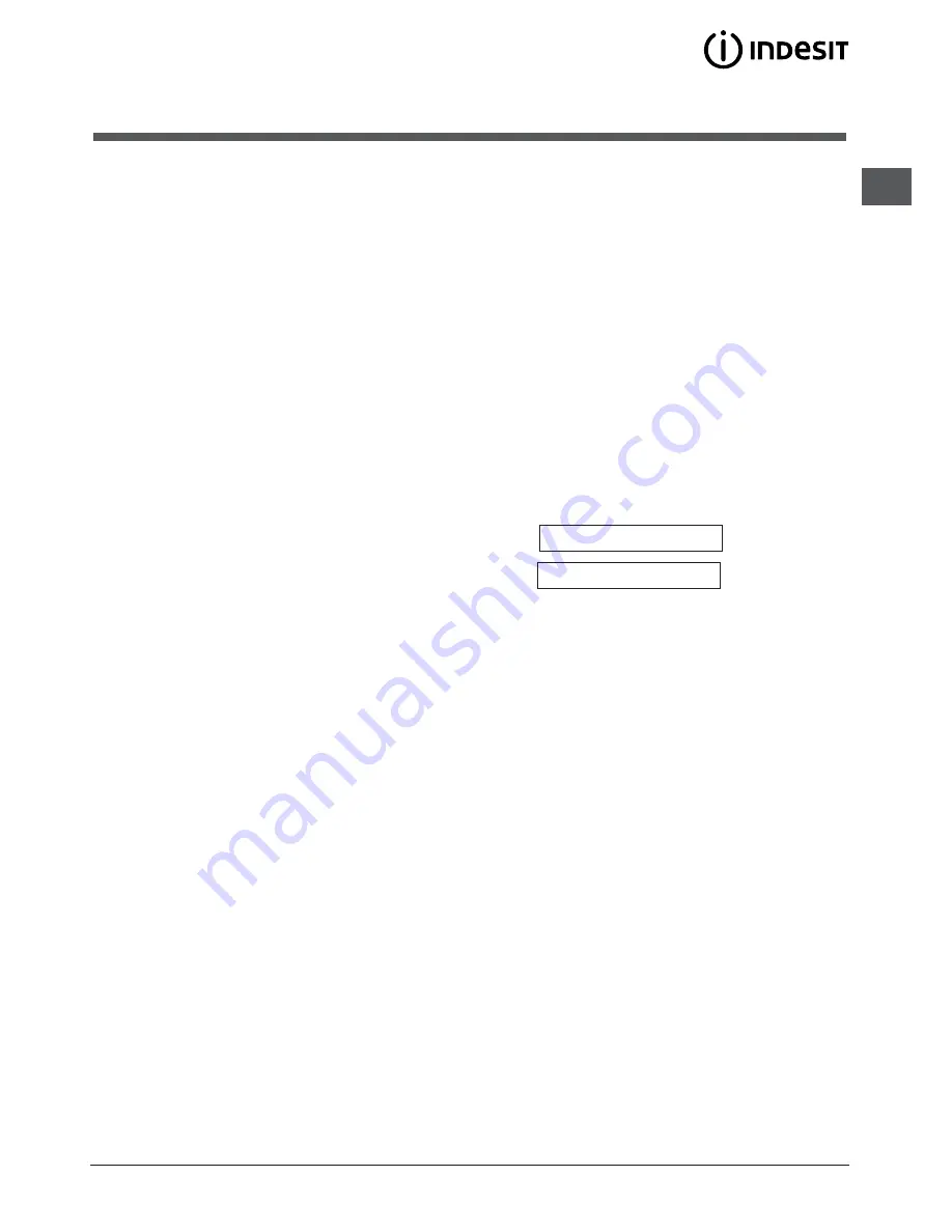 Indesit BAAN 12 Operating Instructions Manual Download Page 11