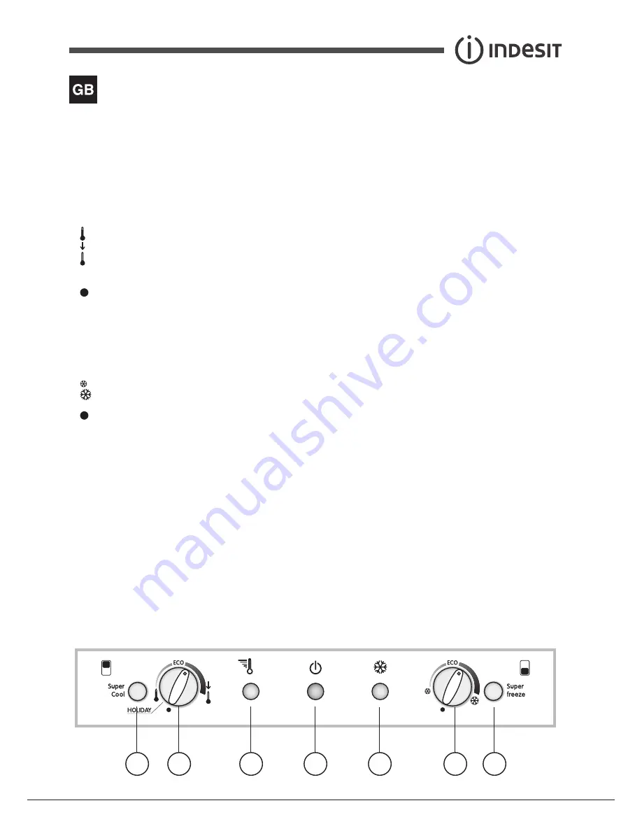 Indesit DBIAA 3 Operating Instructions Manual Download Page 3