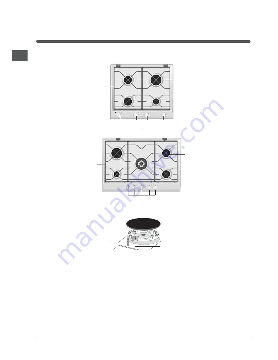 Indesit HOB IP 640 S UK Operating Instruction Download Page 52