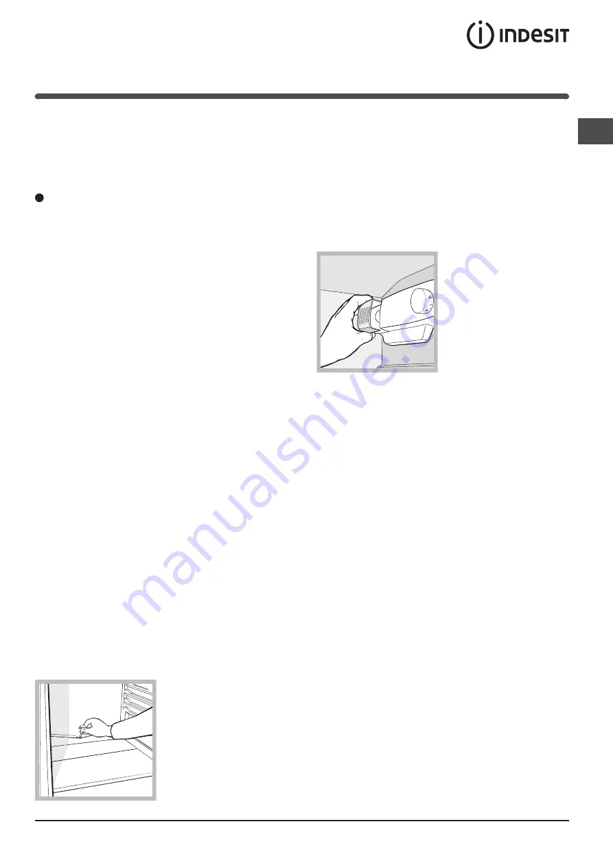 Indesit IN TS 1611 Operating Instructions Manual Download Page 21