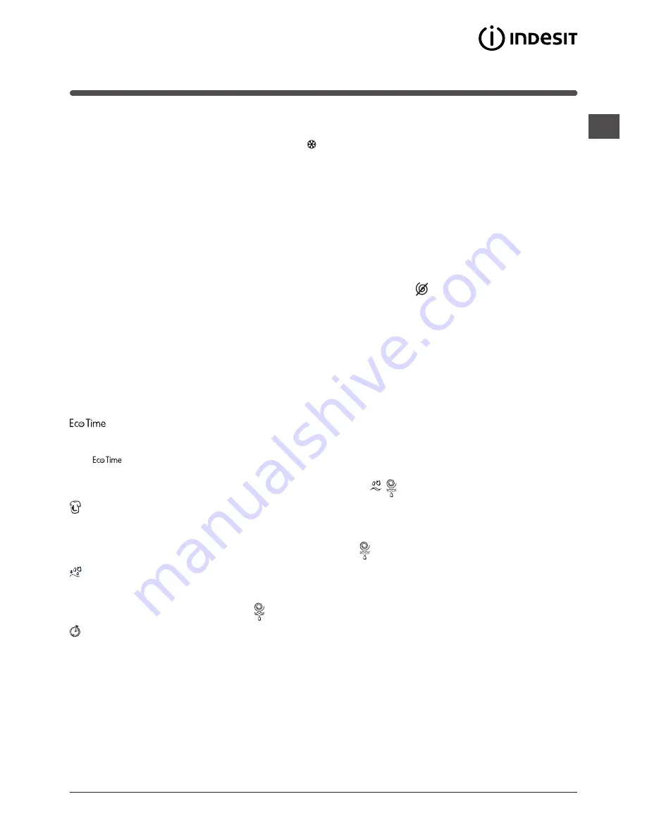 Indesit IWC 71051 Instructions For Use Manual Download Page 43