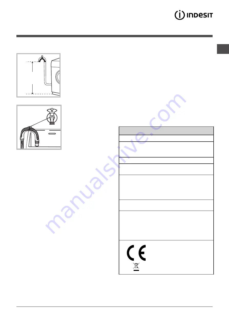 Indesit IWE 61051 Скачать руководство пользователя страница 39