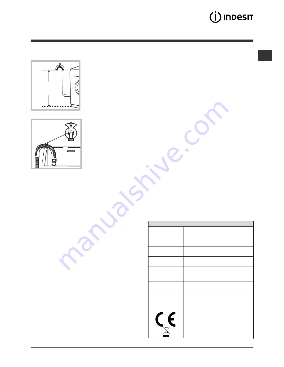 Indesit IWE 8128 Скачать руководство пользователя страница 15