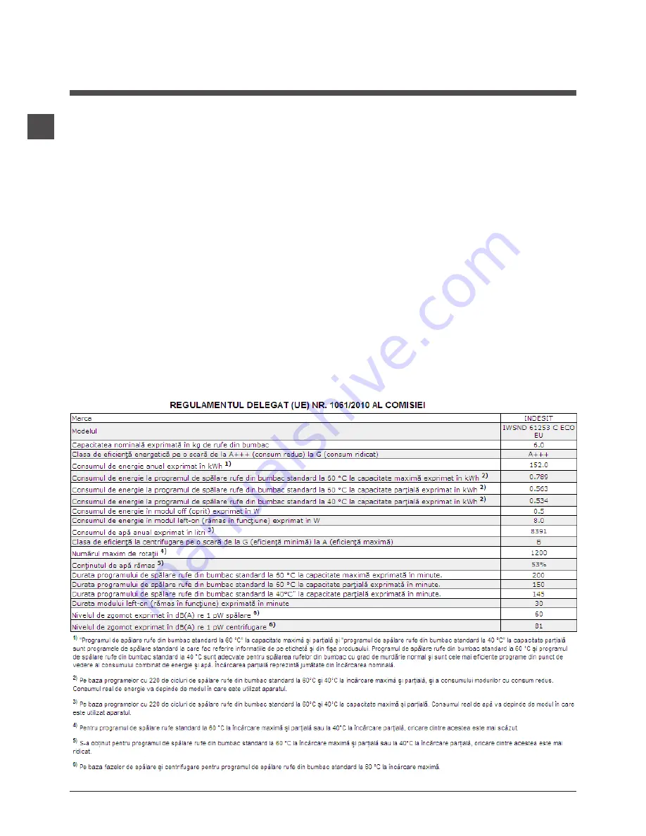 Indesit IWSND 61253 Instructions For Use Manual Download Page 60