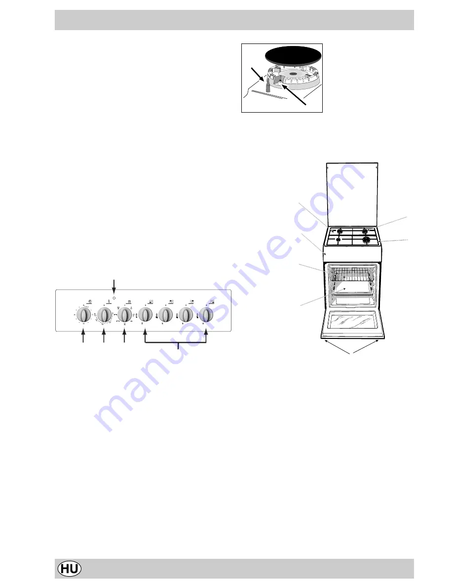 Indesit K3G51S/HU Instructions For Installation And Use Manual Download Page 20