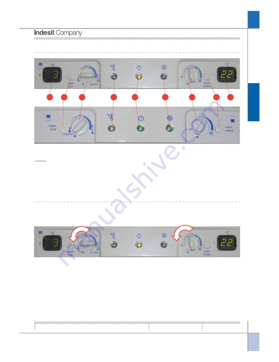 Indesit New electronic cold platform 2005 Скачать руководство пользователя страница 10