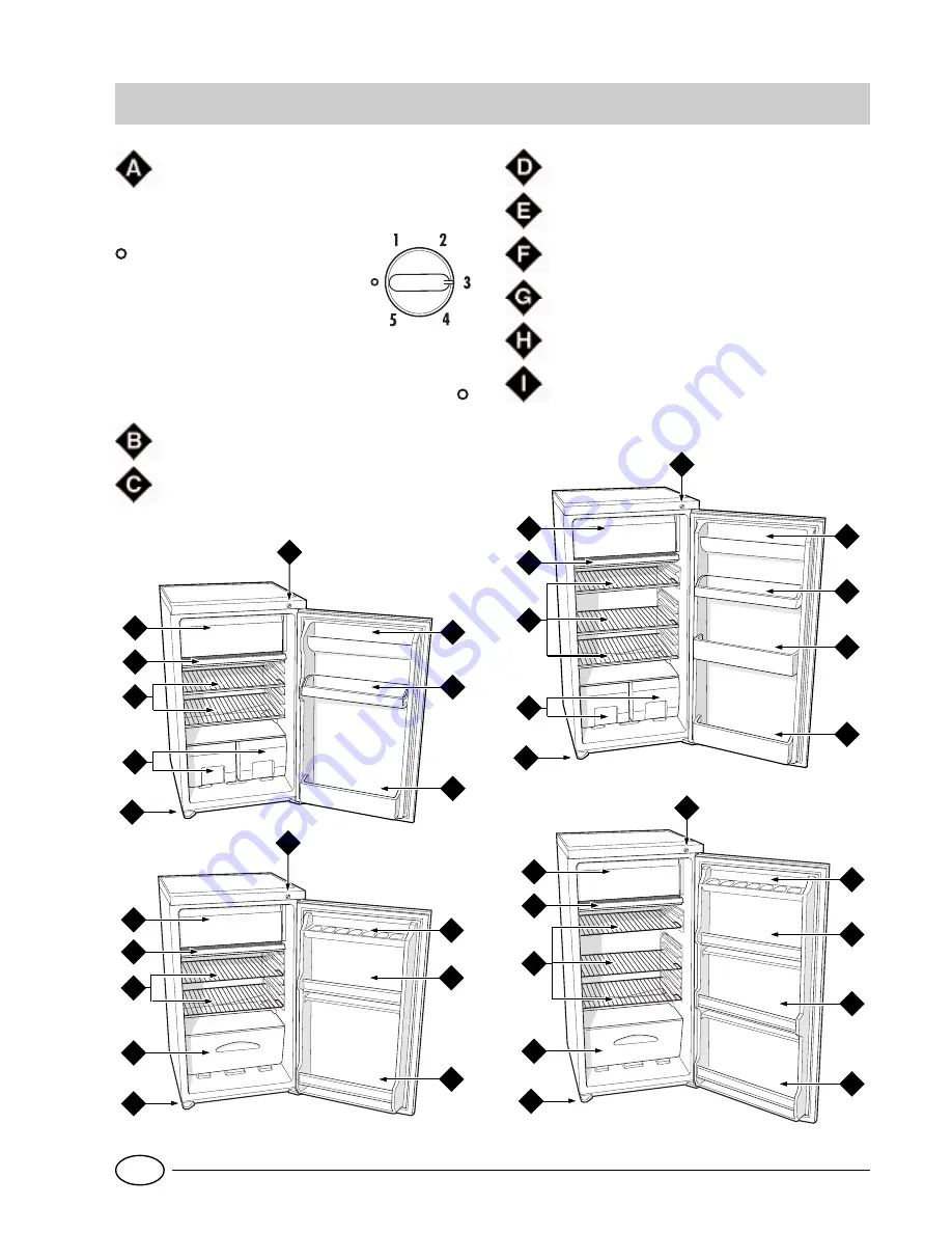 Indesit RG1142 Installation And Use Manual Download Page 36