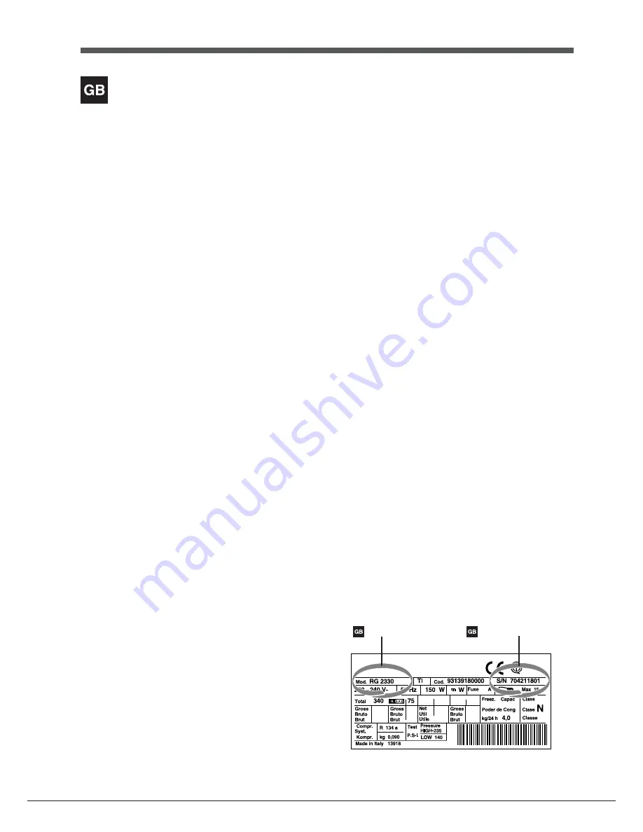 Indesit SIAA xx xx (UK) Скачать руководство пользователя страница 2