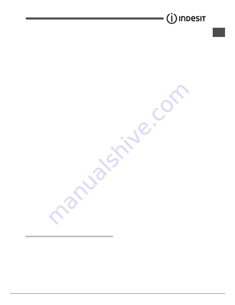 Indesit TAAAN 6 FNF D series Operating Instructions Manual Download Page 11