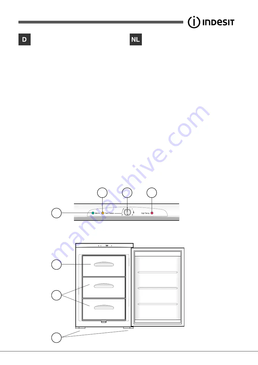 Indesit TZA 1 S Operating Instructions Manual Download Page 9