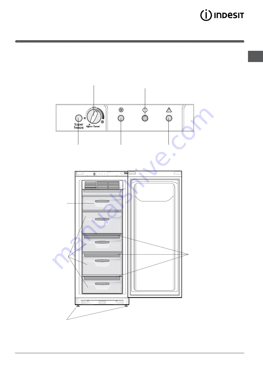 Indesit UFAN 300 NF Operating Instructions Manual Download Page 27