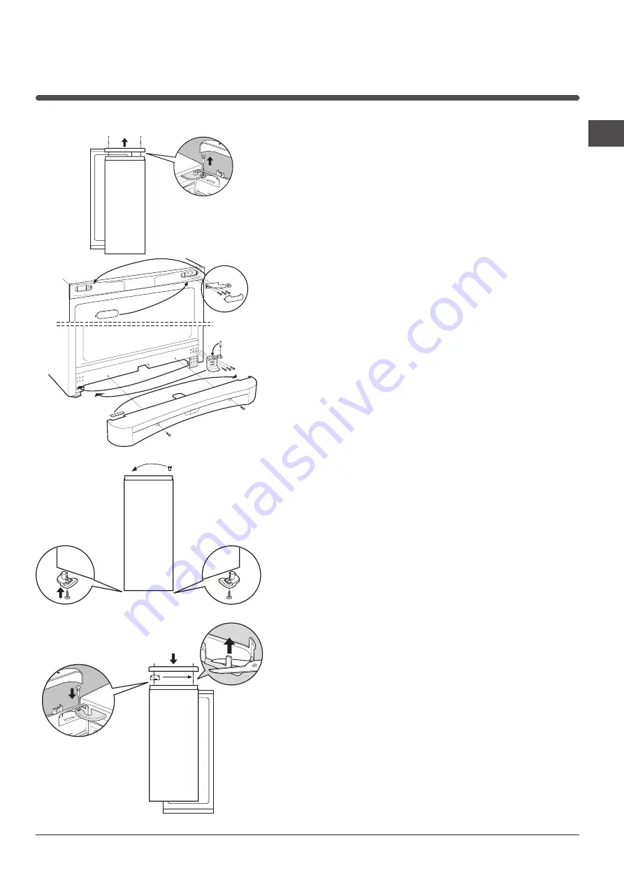 Indesit UFAN 300 NF Operating Instructions Manual Download Page 55