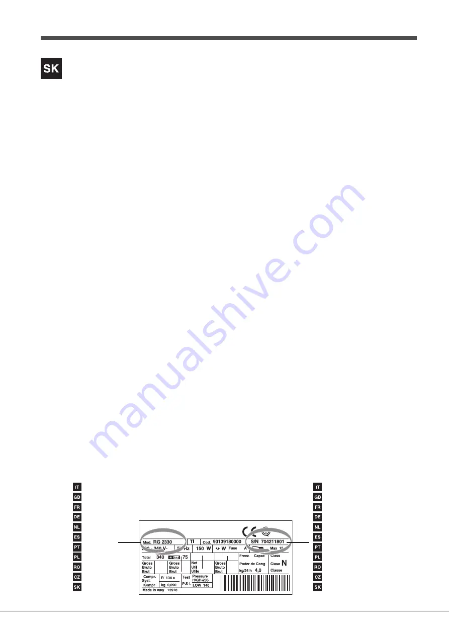 Indesit UIAA 2 Y Series Скачать руководство пользователя страница 6