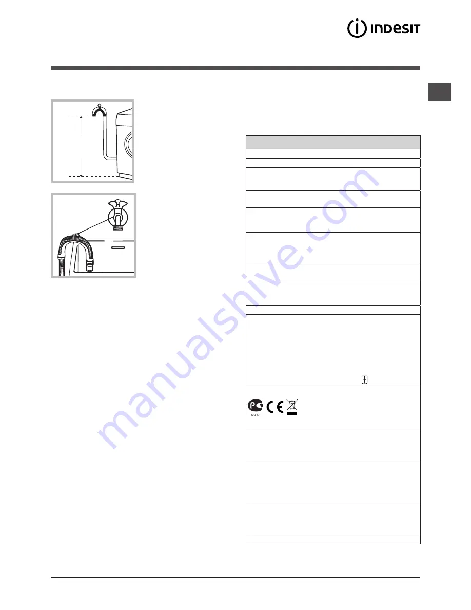 Indesit WASHER-DRYER IWDC 6105 Скачать руководство пользователя страница 15