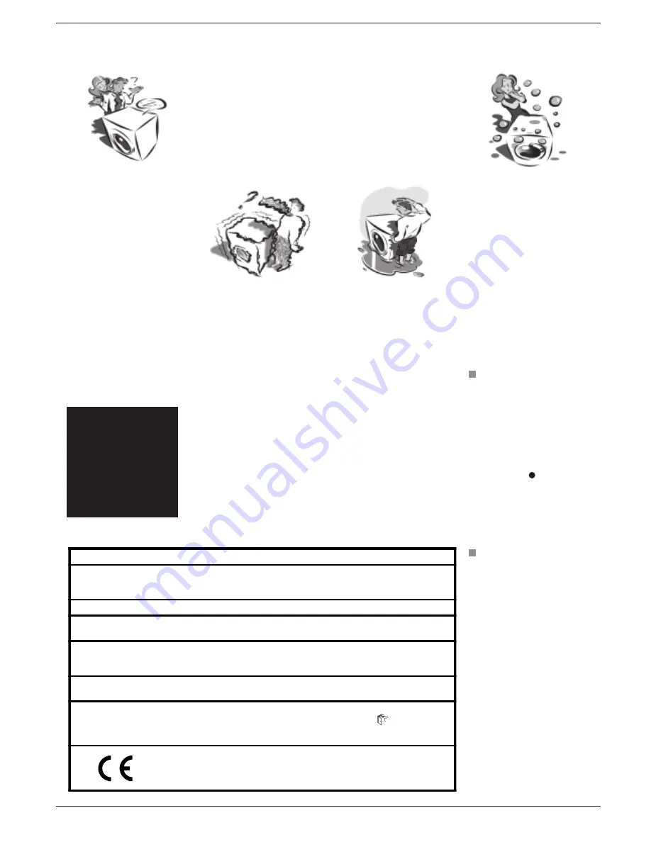 Indesit WD 125 T Instructions For Installation And Use Manual Download Page 13