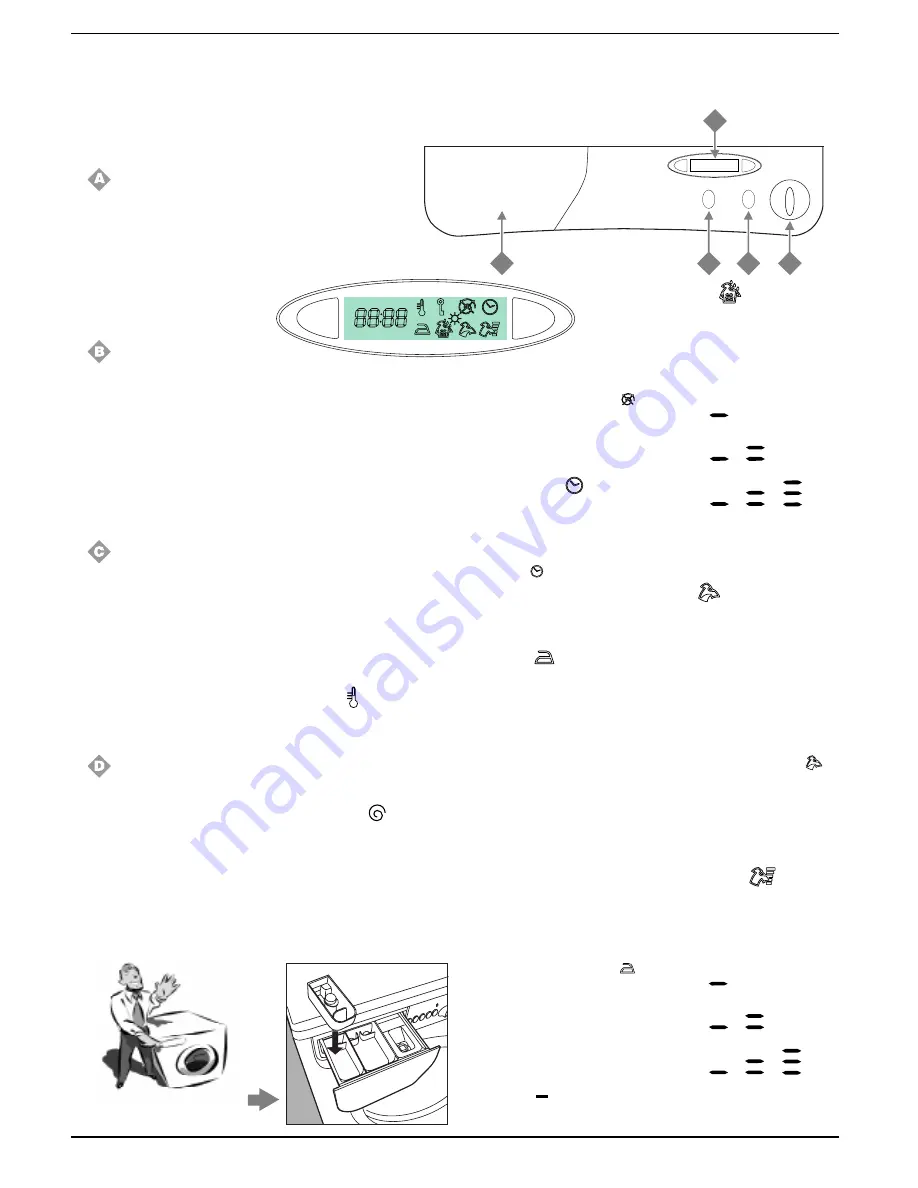 Indesit WDE 12 X Instructions For Installation And Use Manual Download Page 48