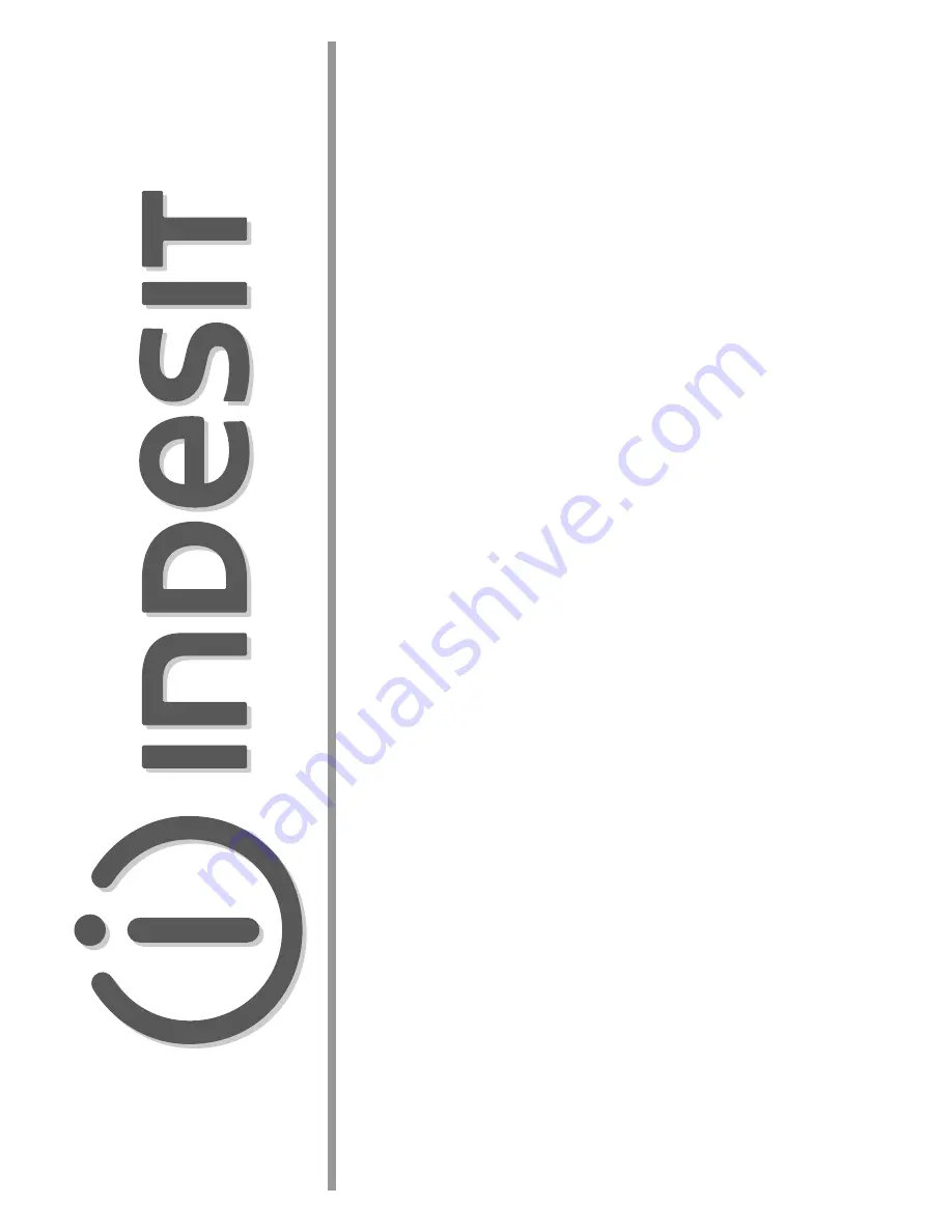 Indesit WG1030G Instructions For Installation And Use Manual Download Page 1