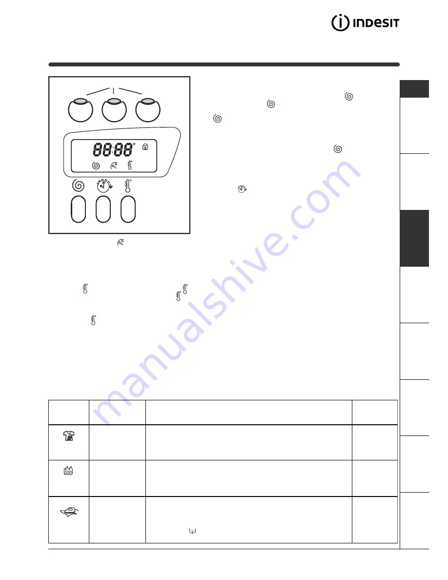 Indesit WISE 127 X Instructions For Use Manual Download Page 55