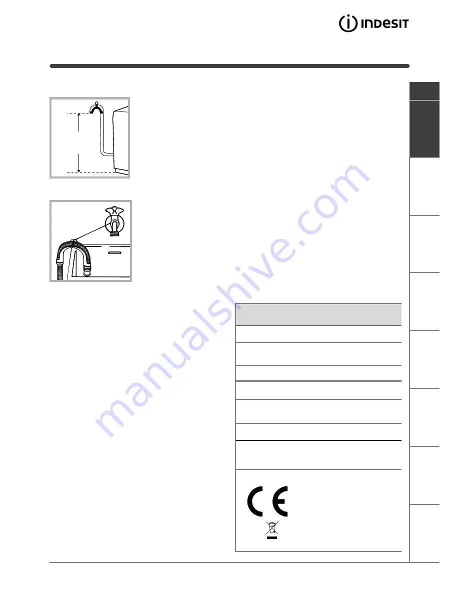 Indesit WIT 61 Manual Download Page 15