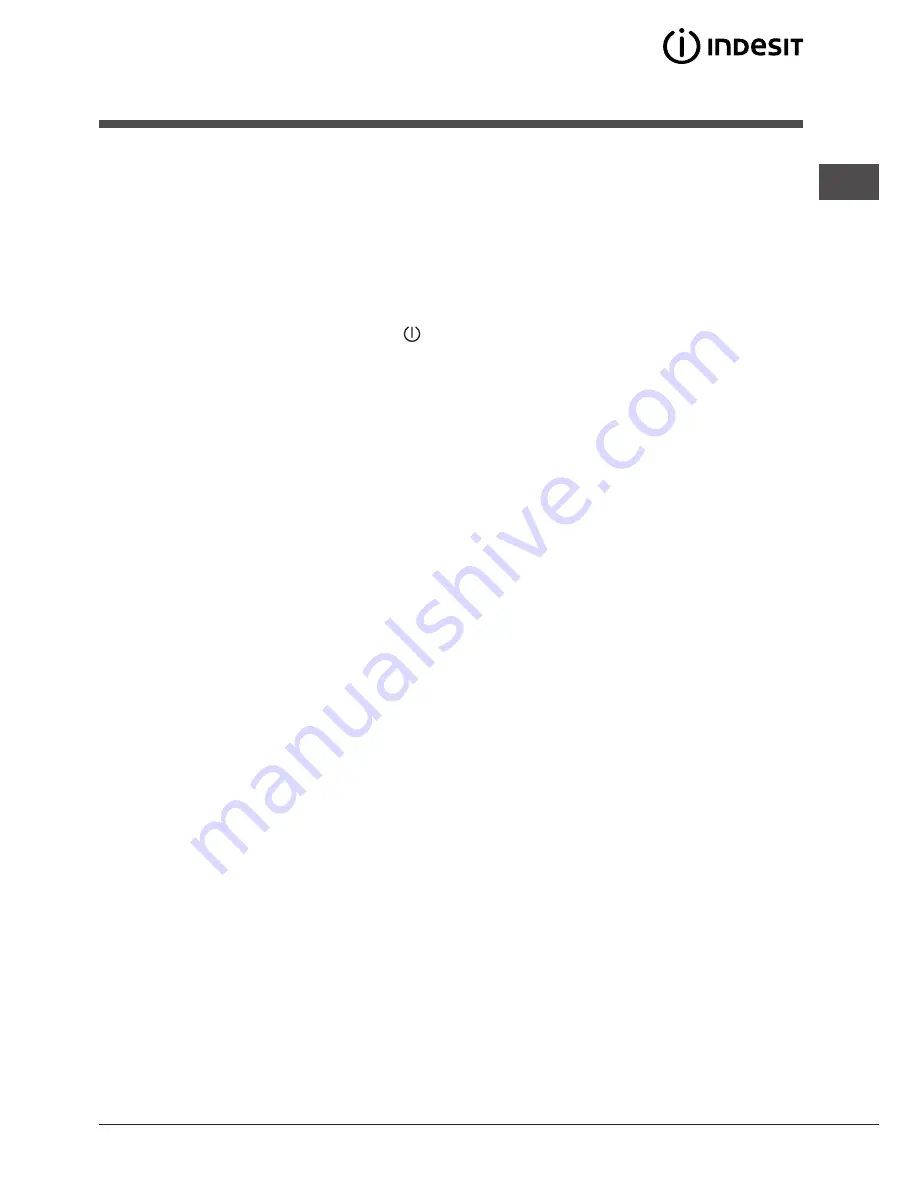 Indesit WITL 1001 Instructions For Use Manual Download Page 11