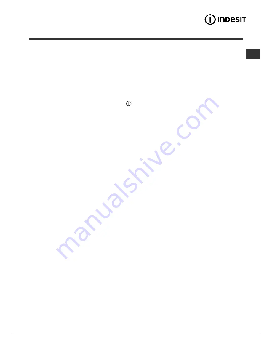 Indesit WITL 105 Instructions For Use Manual Download Page 11