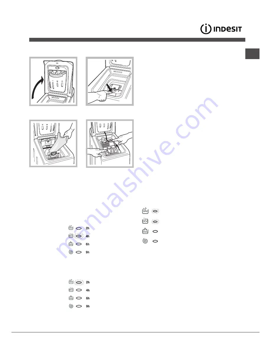 Indesit WITL 125 Instructions For Use Manual Download Page 31