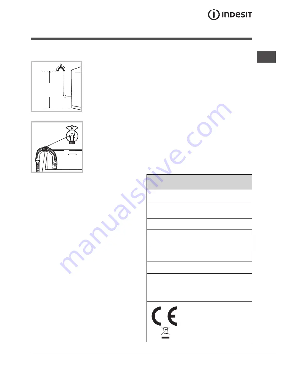 Indesit WITL 86 Скачать руководство пользователя страница 3