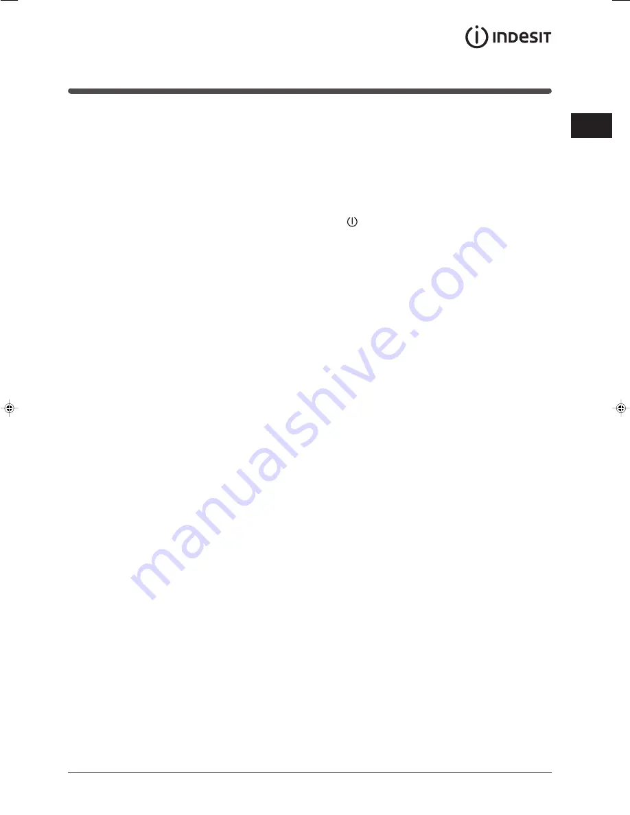 Indesit WIXXL 106 Instruction Booklet Download Page 35