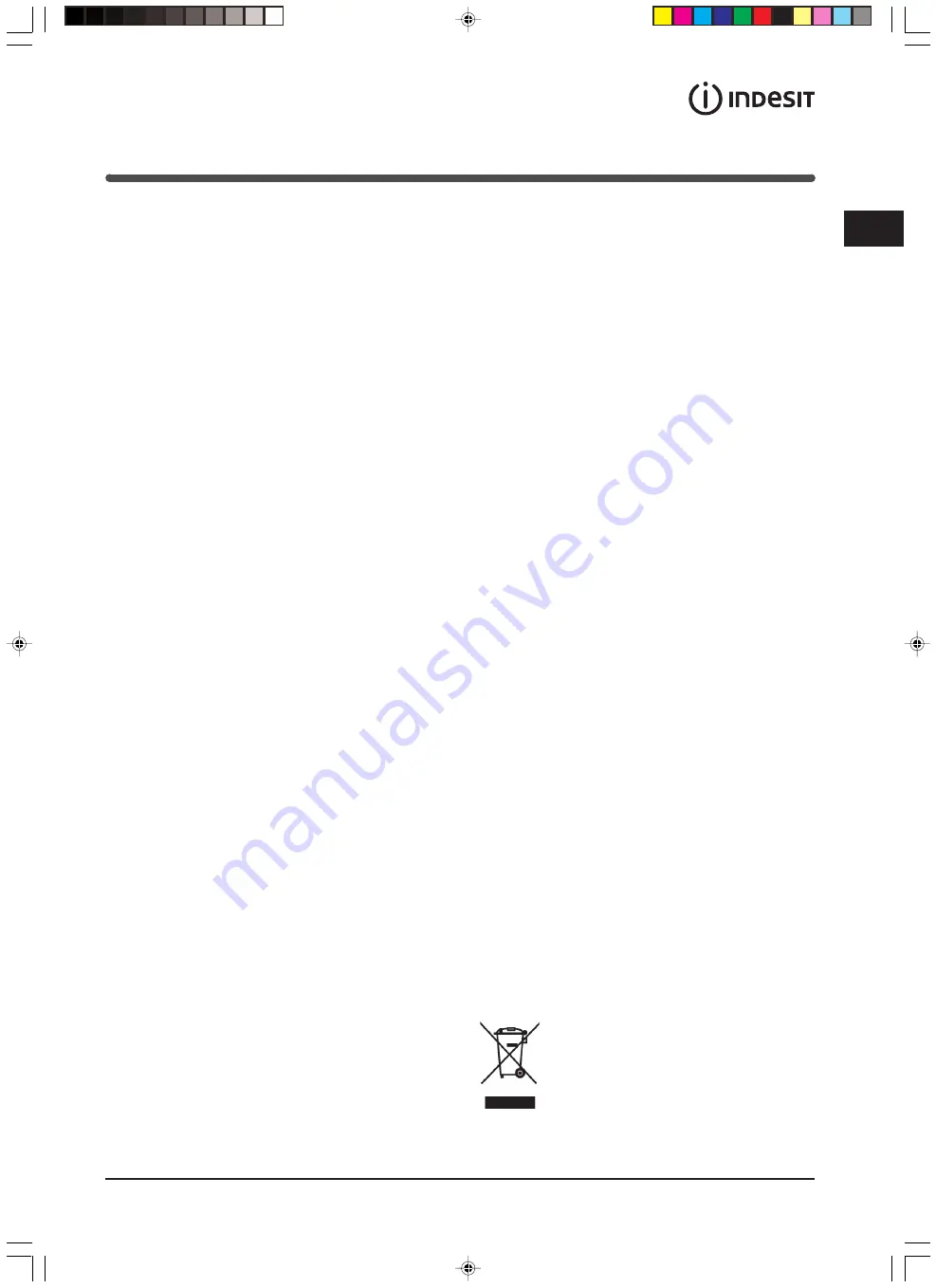 Indesit WIXXL 146 Instruction Booklet Download Page 9