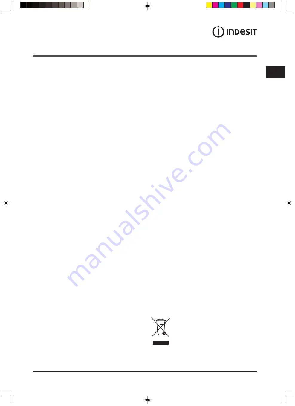 Indesit WIXXL 146 Instruction Booklet Download Page 45