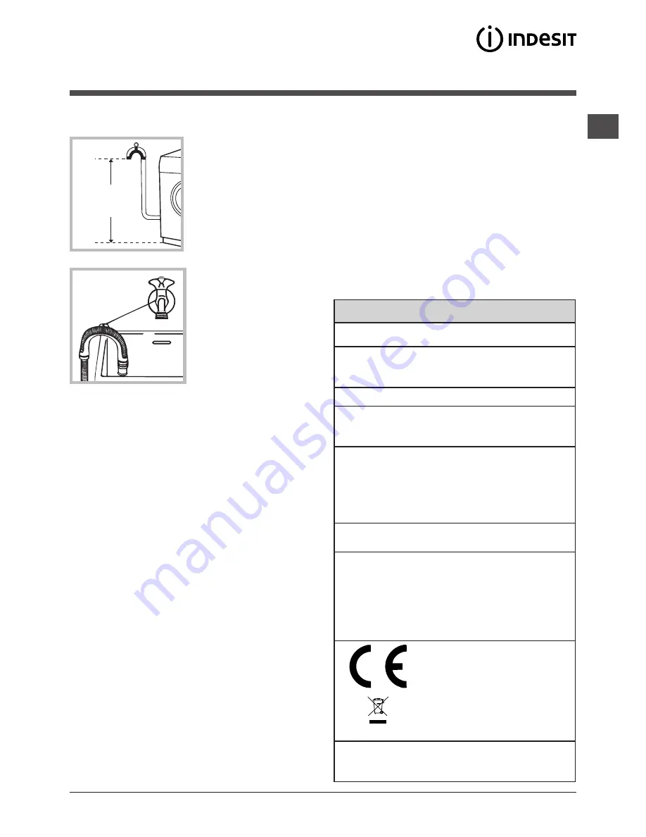 Indesit XWA 81283 Instructions For Use Manual Download Page 39