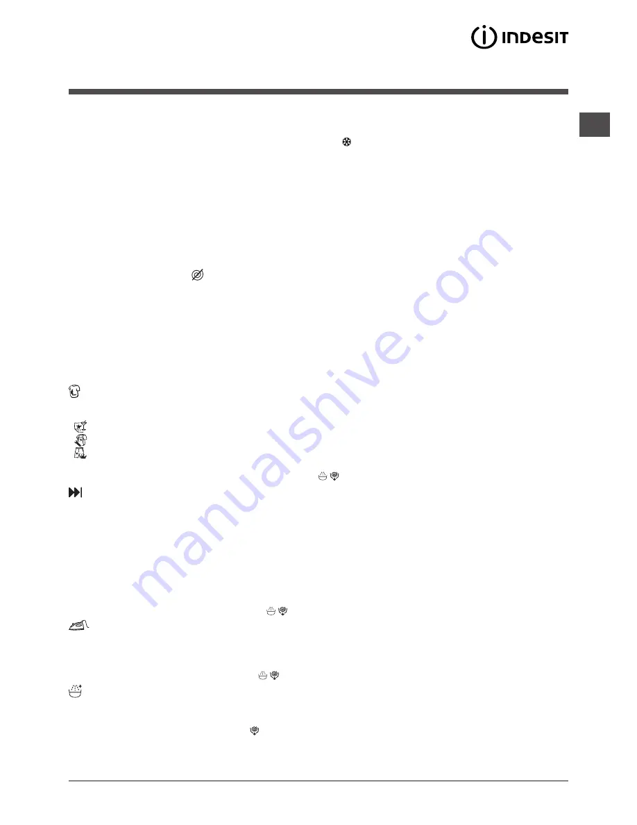 Indesit XWA 81283 Скачать руководство пользователя страница 69