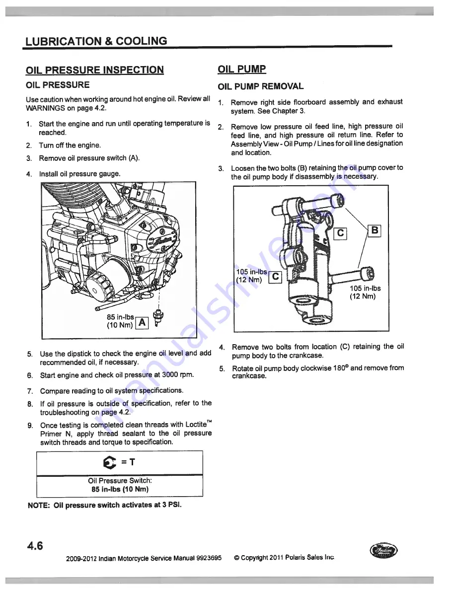 Indian Motorcycle Chief BlackhawkDark Service Manual Download Page 84