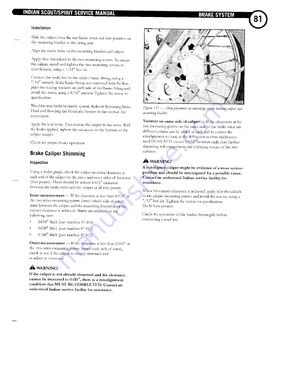 Indian Motorcycle Scout Service Manual Download Page 85