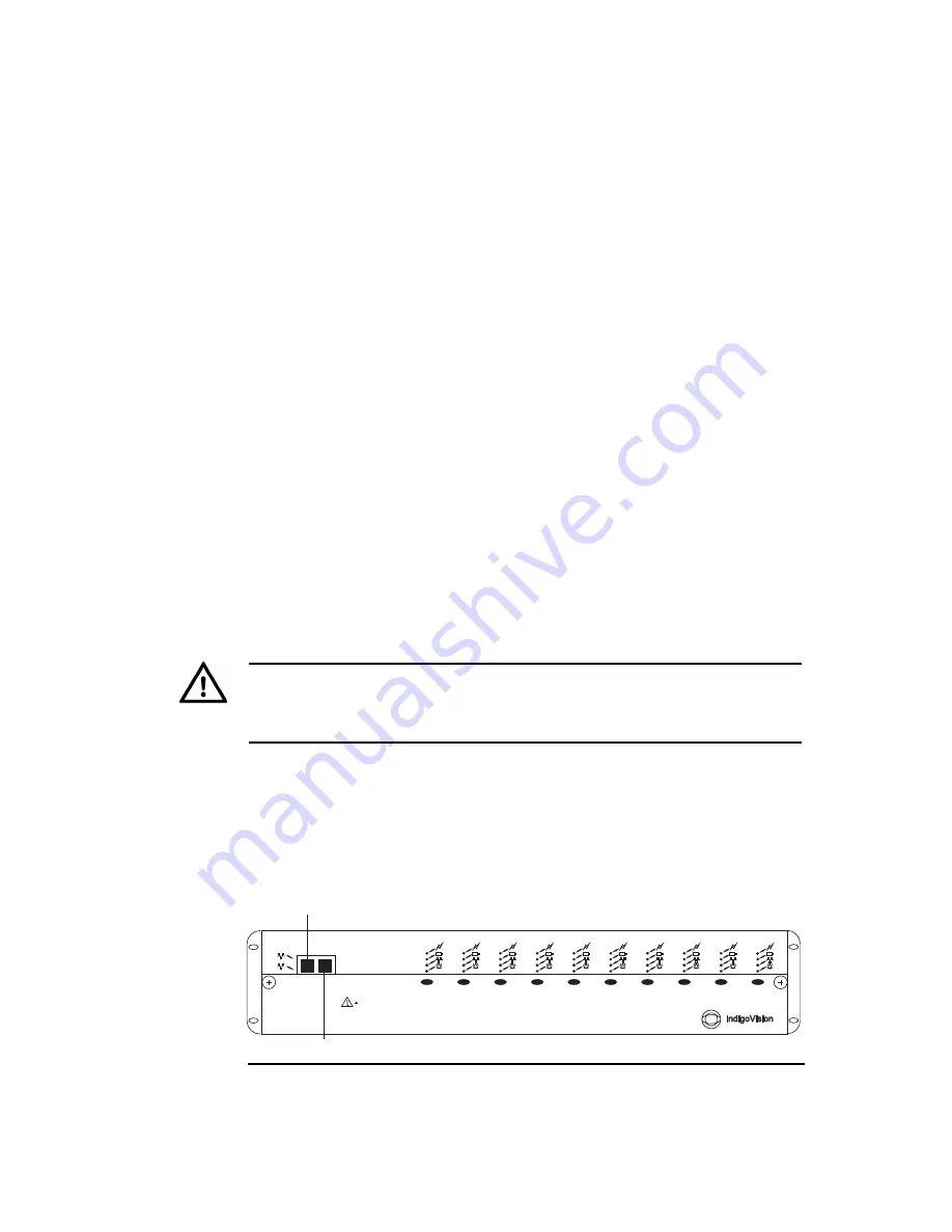 IndigoVision 10-Channel Rack Hardware Manual Download Page 21