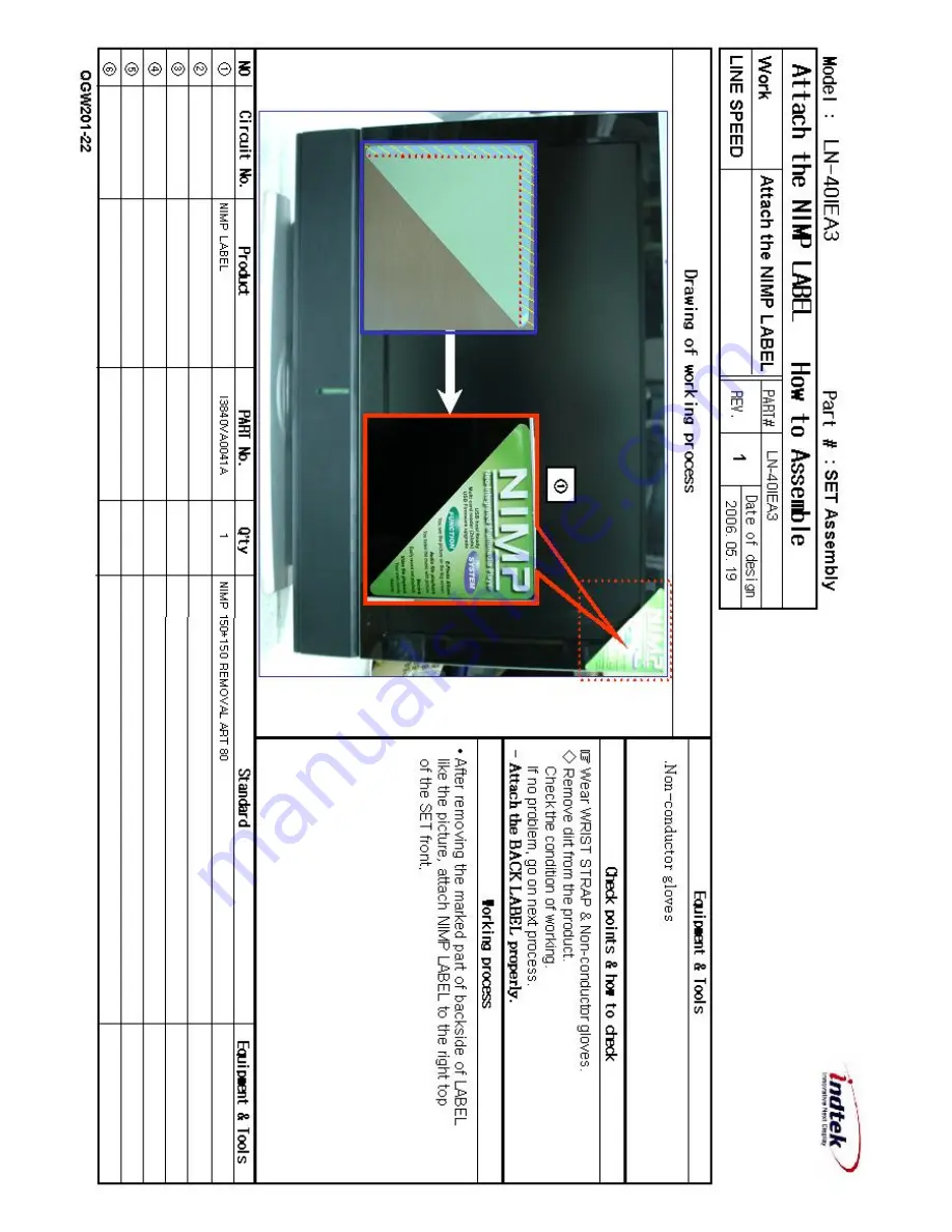 Indtek 40inch monitor Скачать руководство пользователя страница 97