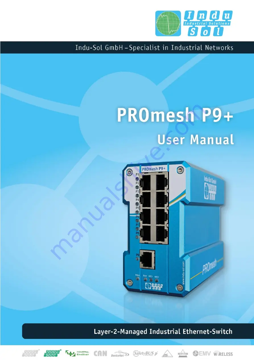 Indu-Sol PROmesh P9+ User Manual Download Page 1