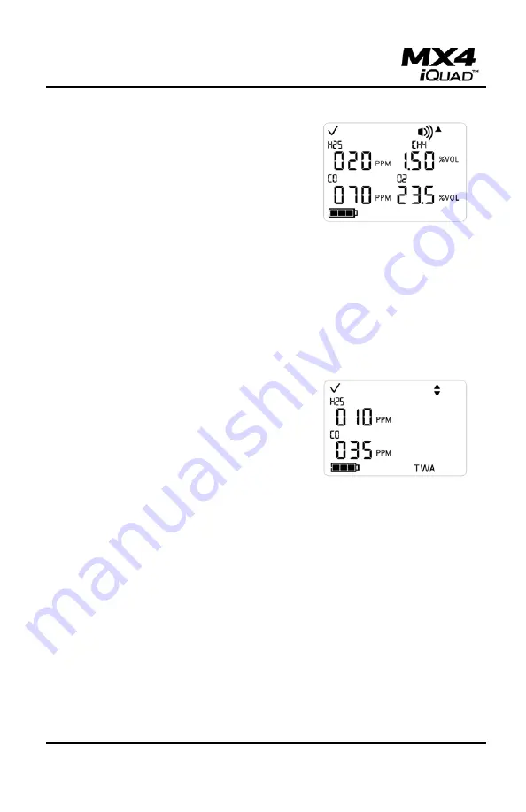 Industrial Scientific MX4 iQuad Manual Download Page 25