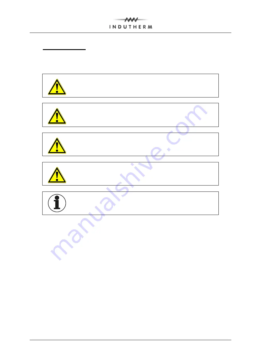 Indutherm VC 400 LCD Instruction Manual Download Page 13